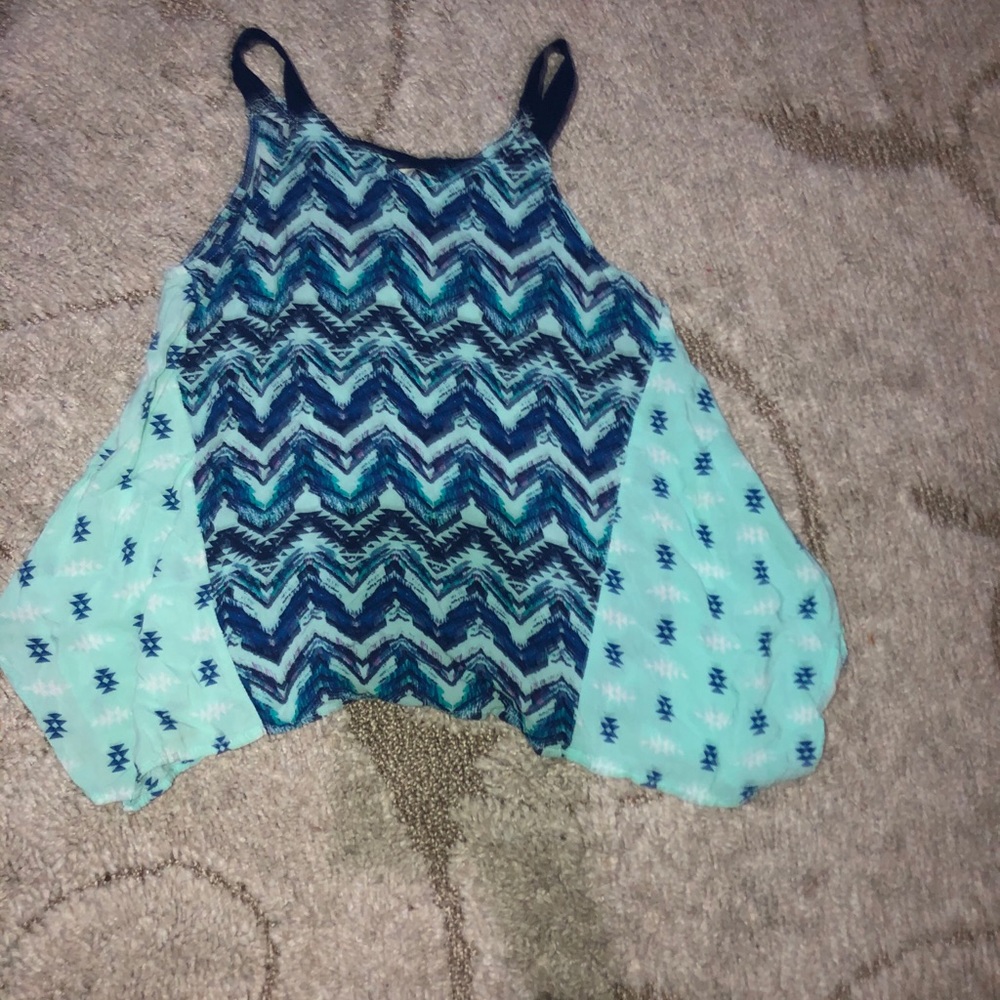Blue tank top
